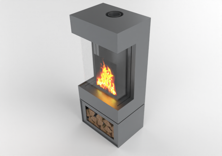 Camini 3D - Caminetto a gas - Barbas Bellfires - Box Gas...