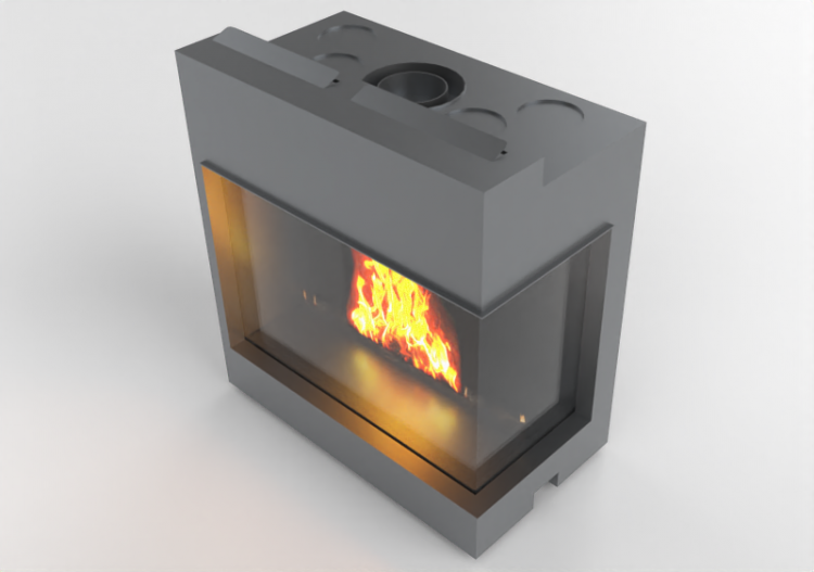3D Kamine und Schornsteine - Gaskamin - Barbas Bellfires -...