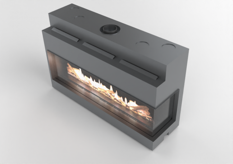 Chimeneas y Ductos 3D - Chimenea de gas - Barbas Bellfires...
