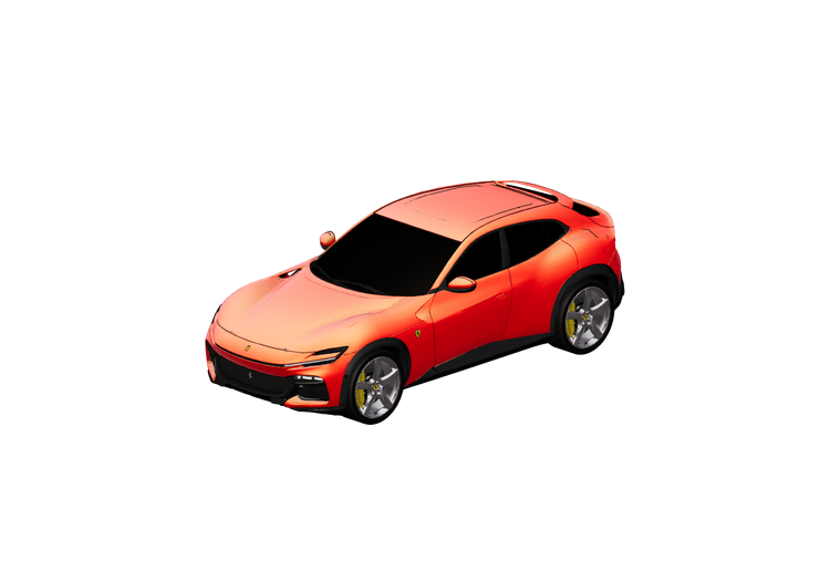 Automóveis 3D - 2022 Ferrari Purosangue - ACCA software Automóveis 3D - 2022 Ferrari Purosangue - ACCA software