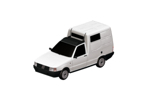 Autom&oacute;veis 3D - 1988 Fiat Fiorino