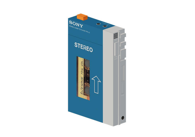 Dispositivos Electrónicos 3D - Sony Walkman TPS-L2 - ACCA... Dispositivos Electrónicos 3D - Sony Walkman TPS-L2 - ACCA...