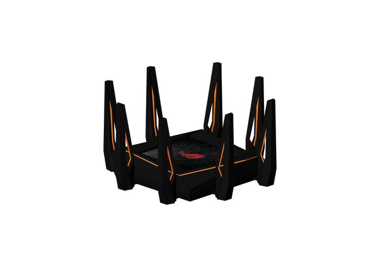 Dispositivos Electrónicos 3D - ASUS ROG Rapture GT AX11000... Dispositivos Electrónicos 3D - ASUS ROG Rapture GT AX11000...