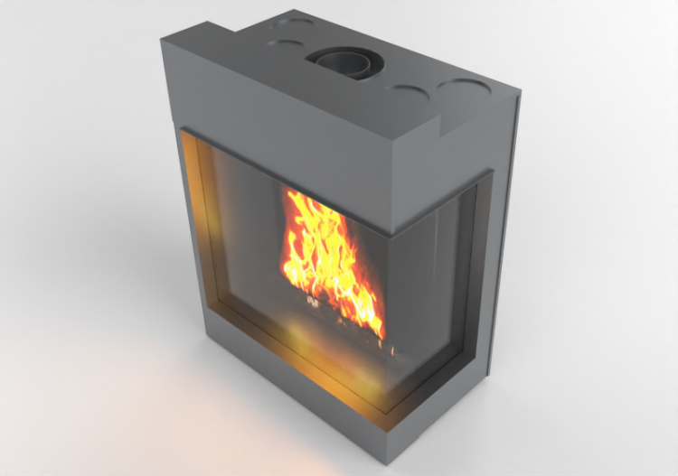 Chimeneas y Ductos 3D - Chimenea de gas - Barbas Bellfires...