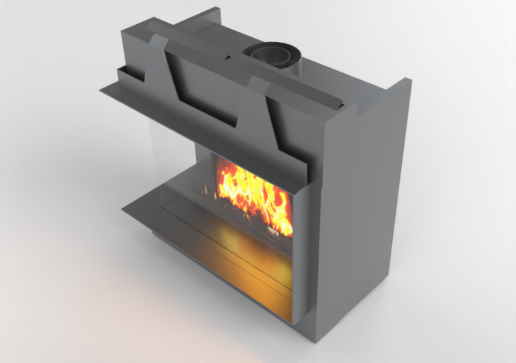 Chimeneas y Ductos 3D - Chimenea de gas - Barbas Bellfires...