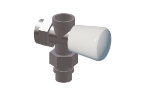 Heizk&ouml;rperventil, Eckform DN 10 (3/8")