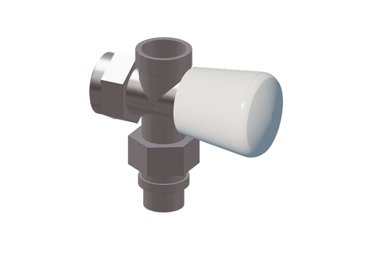 Heizkörperventil, Eckform DN 10 (3/8") - Caleffi Heizkörperventil, Eckform DN 10 (3/8") - Caleffi