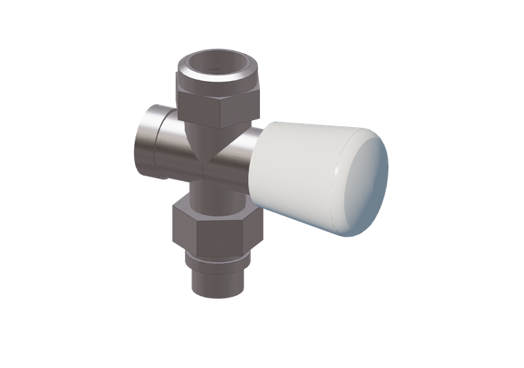 Válvula manual recta DN 10 (3/8") para radiadores - Caleffi Válvula manual recta DN 10 (3/8") para radiadores - Caleffi