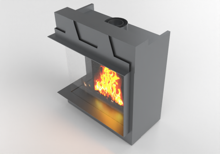 Chimeneas y Ductos 3D - Chimenea de gas - Barbas Bellfires...