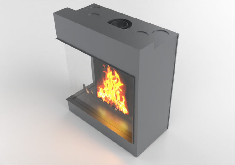 Chimeneas y Ductos 3D - Chimenea de gas - Barbas Bellfires...