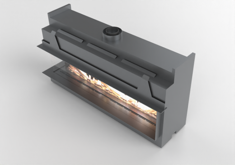 Foyers et Cheminées 3D - Cheminée à gaz - Barbas Bellfires...