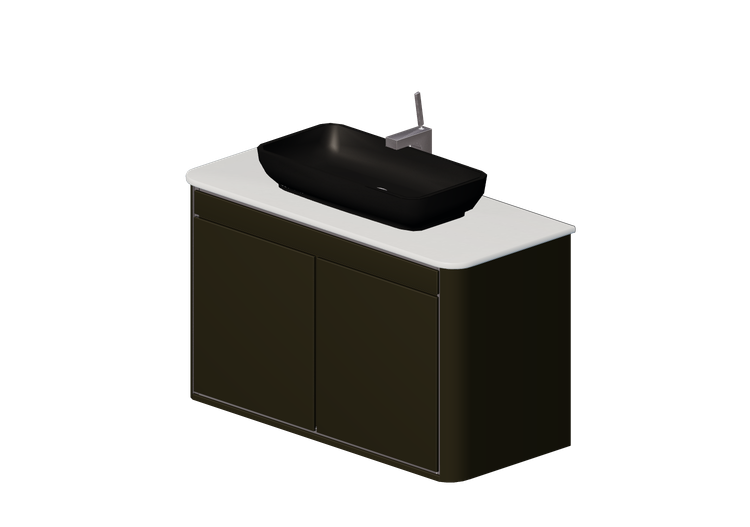 3D Furniture - Suspended bathroom cabinet 1000x500mm Fiora... 3D Furniture - Suspended bathroom cabinet 1000x500mm Fiora...