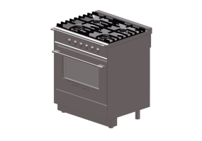 3D K&uuml;chen - Gasherd - Fisher & Paykel - OR30SCG4X1- CA US