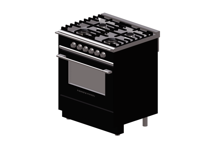3D Kitchens - Gas kitchen - Fisher & Paykel - OR30SCG4B1 -... 3D Kitchens - Gas kitchen - Fisher & Paykel - OR30SCG4B1 -...