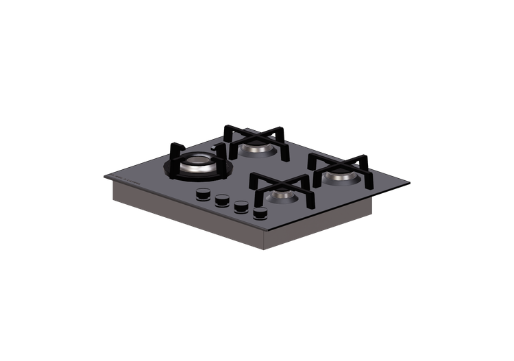 3D Haushaltgeräte - Gaskochfeld - Fisher & Paykel -... 3D Haushaltgeräte - Gaskochfeld - Fisher & Paykel -...