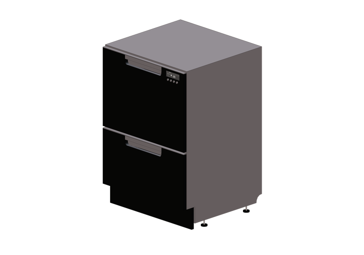 Eletrodomésticos 3D - Lava-louças - Fisher & Paykel -... Eletrodomésticos 3D - Lava-louças - Fisher & Paykel -...