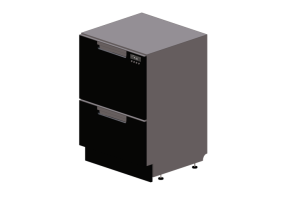 Electrodomésticos 3D - Lavavajillas - Fisher & Paykel - DD24DCTB9 N - CA US