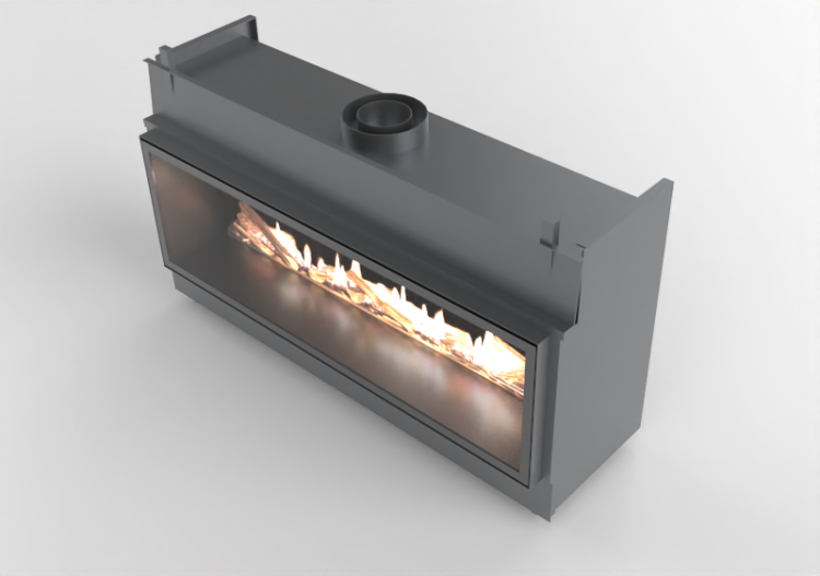 Camini 3D - Caminetto a gas - Barbas Bellfires - Horizon...