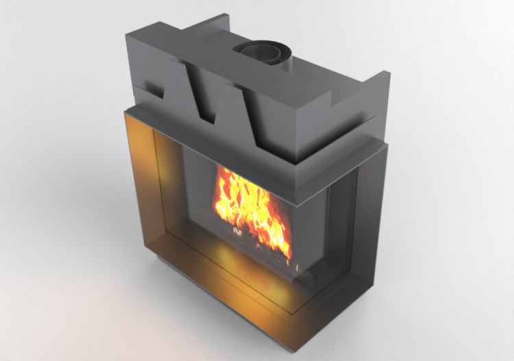 Foyers et Cheminées 3D - Cheminée à gaz - Barbas Bellfires...