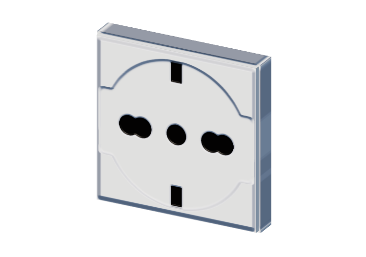 Italienisch/deutsche Steckdose Bypass 2P+E 10/16 A - 2 M -... Italienisch/deutsche Steckdose Bypass 2P+E 10/16 A - 2 M -...