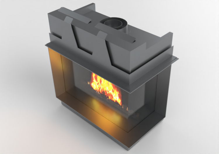 Chimeneas y Ductos 3D - Chimenea de gas - Barbas Bellfires...