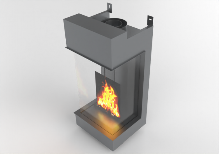 3D Kamine und Schornsteine - Gaskamin - Barbas Bellfires -...