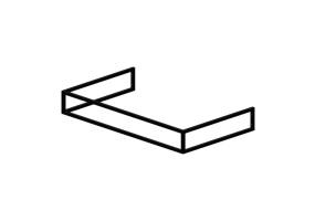 Accessoires 3D - Support pour lavabo - Flaminia - BM85S - Bloom