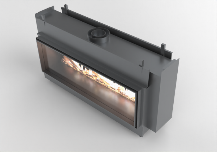 Camini 3D - Caminetto a gas - Barbas Bellfires - Horizon...