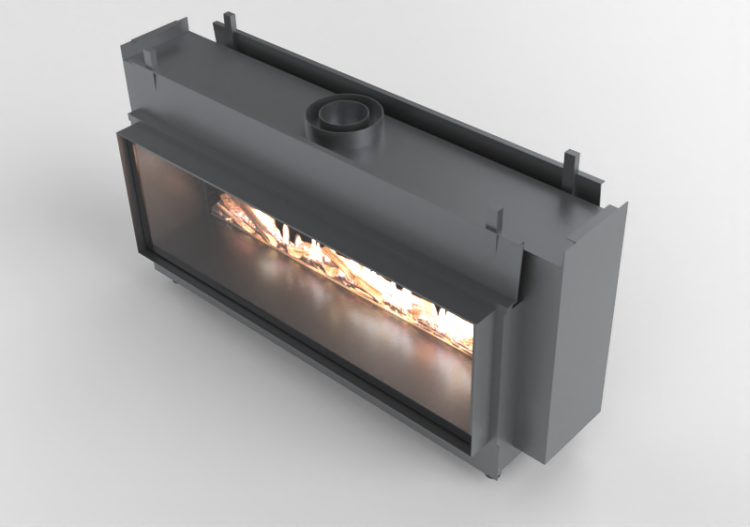 Chimeneas y Ductos 3D - Chimenea de gas - Barbas Bellfires...