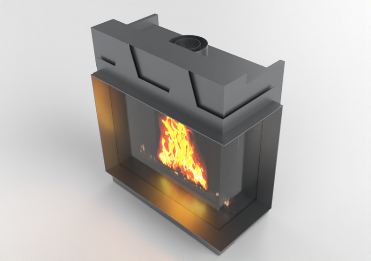 Chimeneas y Ductos 3D - Chimenea de gas - Barbas Bellfires...