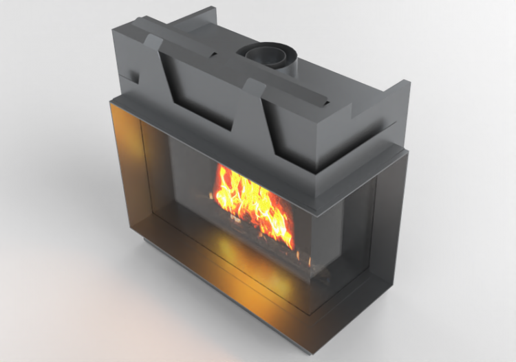 Chimeneas y Ductos 3D - Chimenea de gas - Barbas Bellfires...