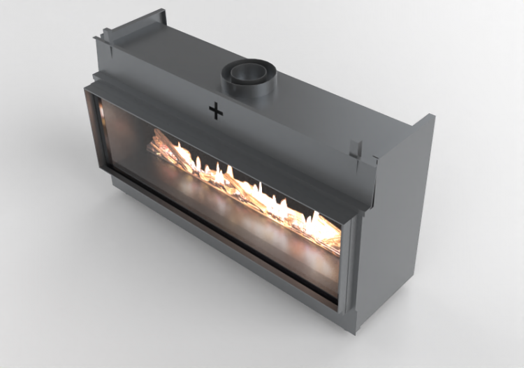 Camini 3D - Caminetto a gas - Barbas Bellfires - Horizon...