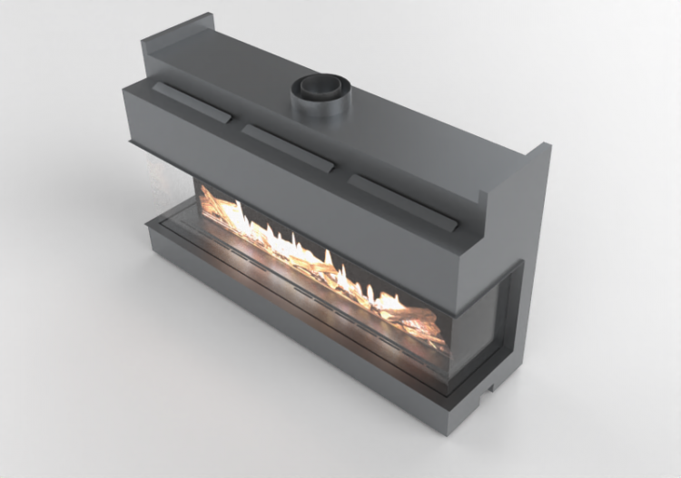 Chimeneas y Ductos 3D - Chimenea de gas - Barbas Bellfires...