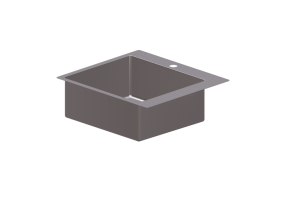 Lavatórios 3D - Pia de cozinha de aço - Hansgrohe - 43301800
