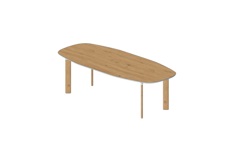 3D Tables - Rectangular Table - Fritz Hansen - Analog -... 3D Tables - Rectangular Table - Fritz Hansen - Analog -...