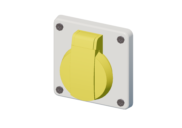 Prise fixe IP 54 100 V - 130 V - ACCA software Prise fixe IP 54 100 V - 130 V - ACCA software