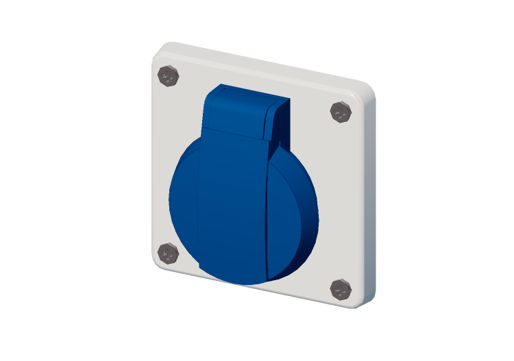 Prise fixe IP 54 200 V - 250 V - ACCA software Prise fixe IP 54 200 V - 250 V - ACCA software