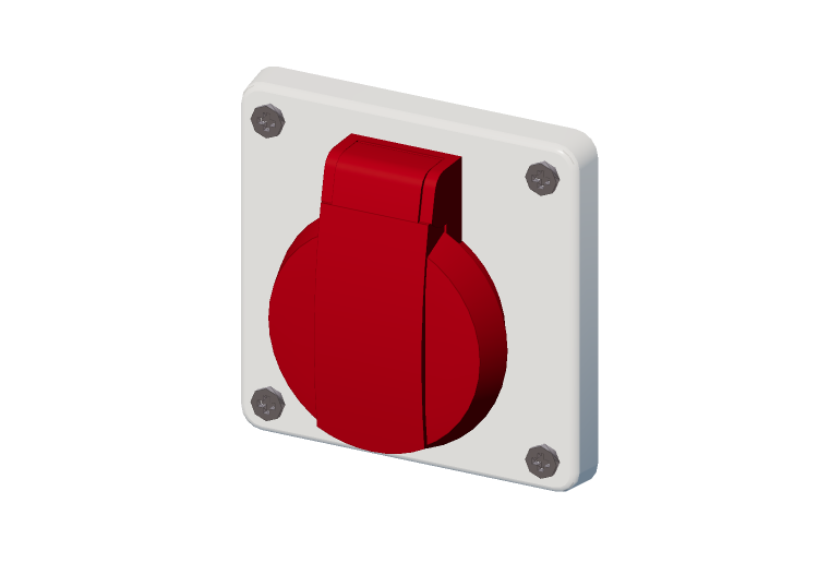 Tomacorriente fijo IP 54 380 V - 480 V - ACCA software Tomacorriente fijo IP 54 380 V - 480 V - ACCA software