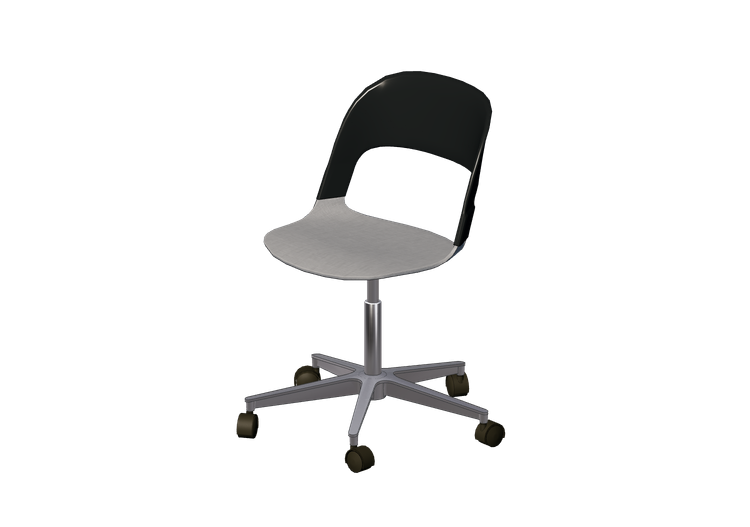 Sedie 3D - Sedia con seduta in tessuto - Fritz Hansen -... Sedie 3D - Sedia con seduta in tessuto - Fritz Hansen -...