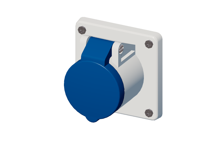 Aufbausteckdose IP 44 200 V - 250 V - ACCA software Aufbausteckdose IP 44 200 V - 250 V - ACCA software