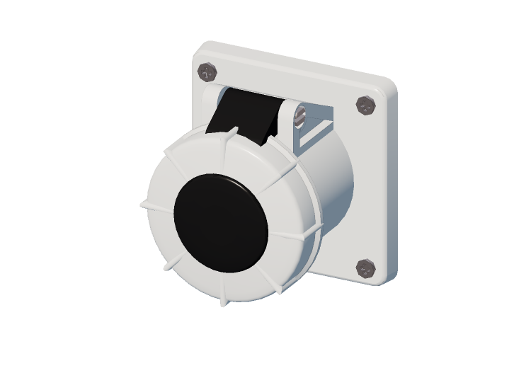 Tomacorriente fijo IP 67 480 V - 1000 V - ACCA software Tomacorriente fijo IP 67 480 V - 1000 V - ACCA software