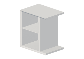3D Möbel - Seitenelement - Geberit - Geberit iCon - 502.325.01.1