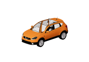 Automobili 3D - Nissan Qashqai 1 serie