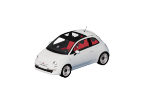 Automobili 3D - Fiat 500