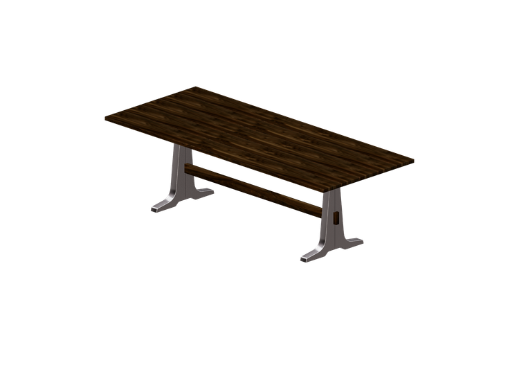 Mesas 3D - Mesa de madeira - Gervasoni - Brick 133 -... Mesas 3D - Mesa de madeira - Gervasoni - Brick 133 -...