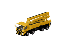 Macchine 3D - Autopompa per cls