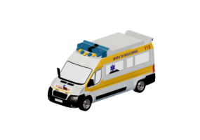 3D-Maschinen - Krankenwagen