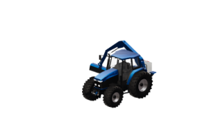 Automóveis 3D - Roçadeira braço médio