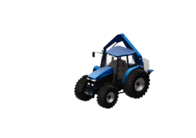 Automóveis 3D - Roçadeira braço curto