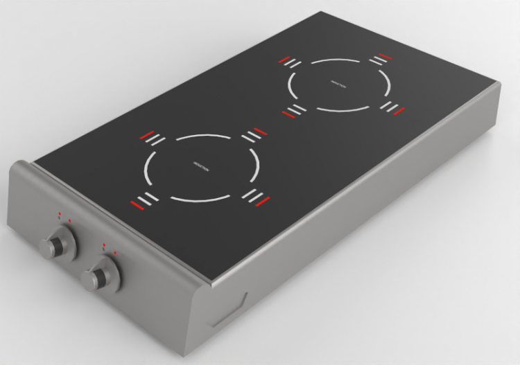 3D Electrical Appliances - Induction cooker - Alpes Inox -...